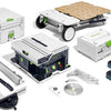 Festool csc sys 50 ebi-set | accu tafelcirkelzaag 2x18v + onderstel ug-csc-sys (2x 5.0ah accu + lader) - 577379