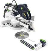 Festool afkort-trekzaag kapex ks 120 reb | zaagdiepte 120 mm | dubbele geleidekolom - 575302 - afbeelding 1