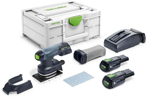 Festool rtsc 400 | 3,0 i-plus | accu vlakschuurmachine | 18v | 3.0ah | in systainer 577686