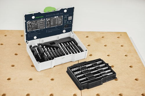 Festool accessoires festool sys3 s 76-bb-set bit- en boorset - 578119