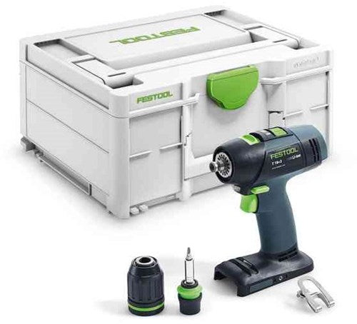 Festool accu schroefboormachine t18+3-basic