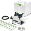 Festool ts 55 febq-plus-fs | invalcirkelzaagmachine | met geleiderail | in koffer - 577010