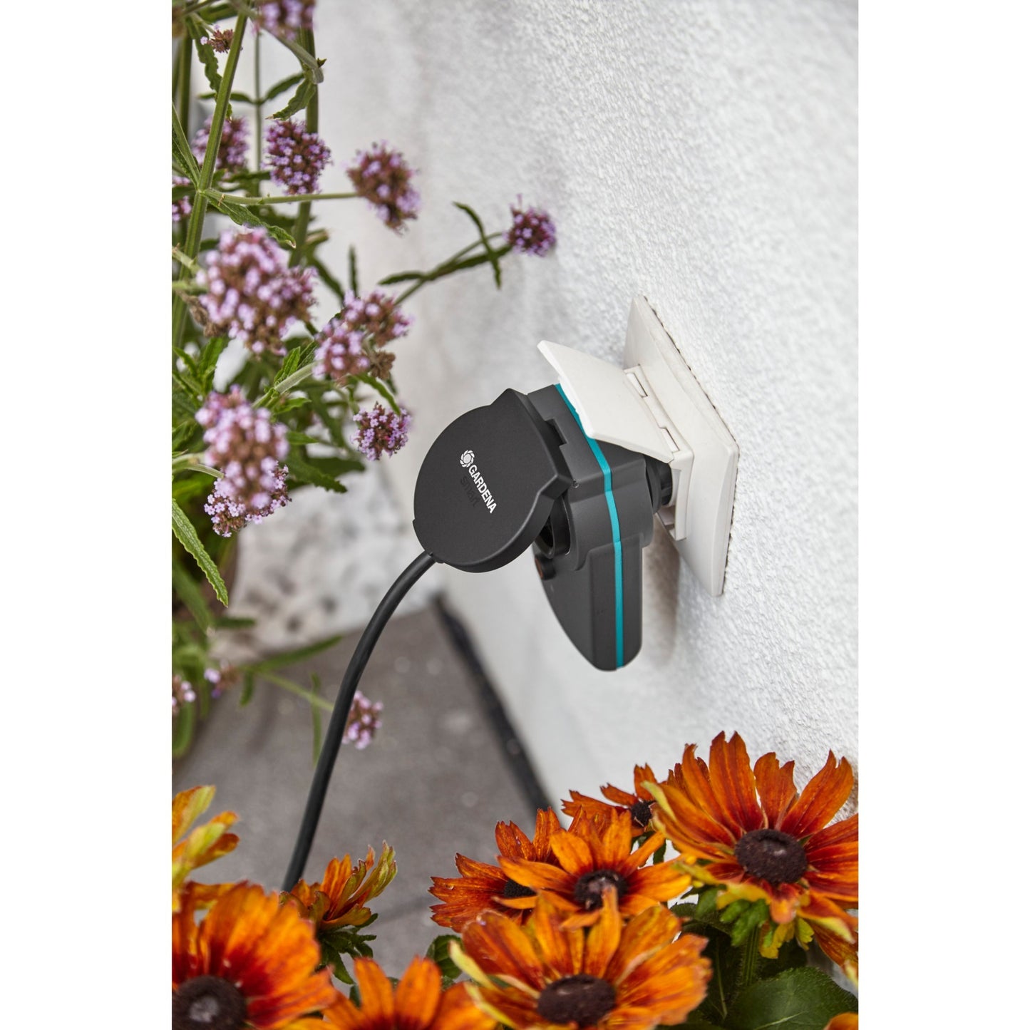 Gardena smart power adapter wandcontactdoos (zwart, 19095-20)