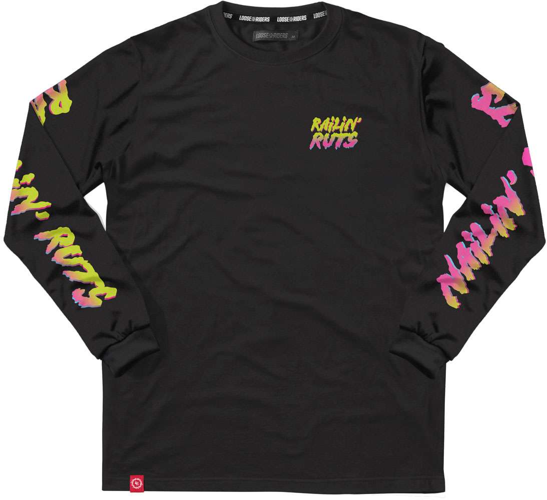 Loose riders railin' ruts - tech long sleeve shirt