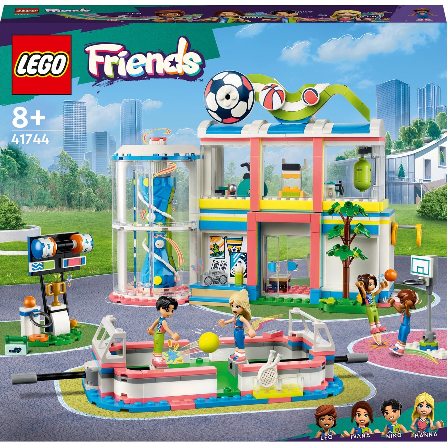 Lego friends - sportcentrum constructiespeelgoed (41744)
