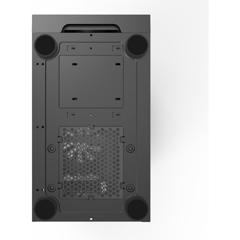 Montech x3 glass midi tower behuizing (zwart | 3x usb-a | rgb | tempered glass)