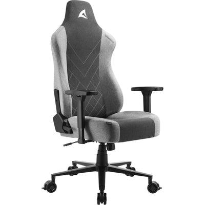 Sharkoon skiller sgs30 fabric gamestoel (zwart grijs)