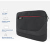 Act connectivity suburb laptop sleeve 13,3 (zwart)