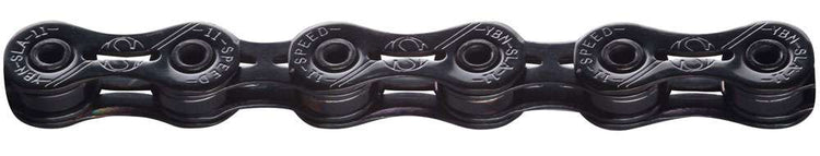 Ybn sla 110 ti-n black 11-speed chain hollow pin