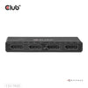 Club 3d displayport quad monitor hub mst 4x 4k30hz displayport splitter (zwart)
