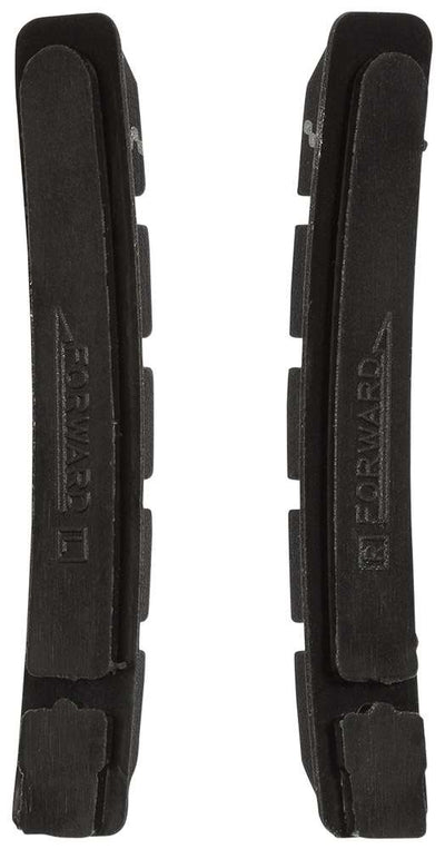 Acid v-brake replacement pads for two-piece brake shoe
