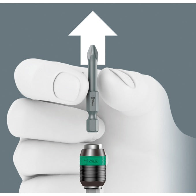 Wera bit-safe 61 universal 1, 61‑delig bitset (zwart groen)