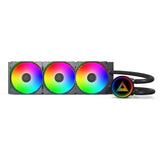 Montech lightflow argb 360 waterkoeling (zwart) - afbeelding 1