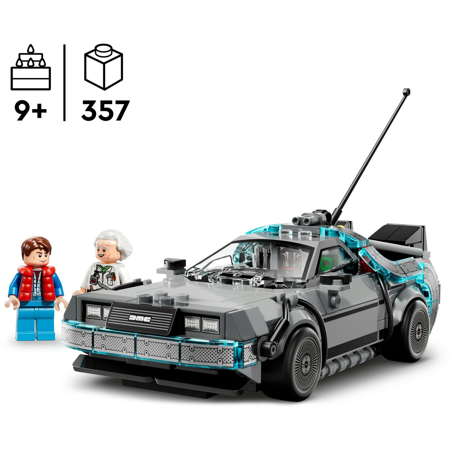 Lego speed champions tijdmachine uit back to the future - 77256