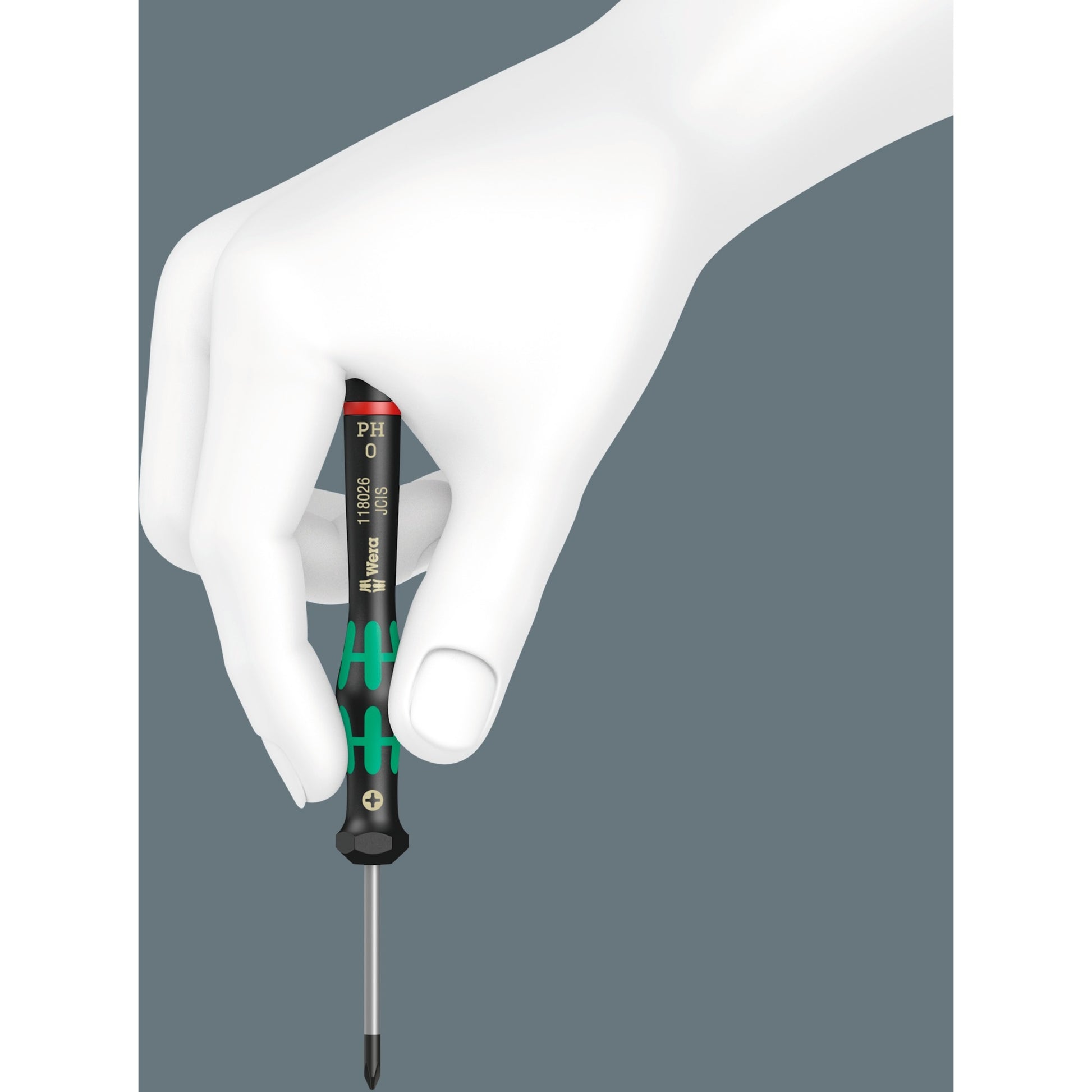 Wera 2067 6 elektronica torx bo schroevendraaierset + rek (zwart groen, 6-delig)
