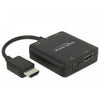 Delock hdmi audio extractor compact adapter (zwart, 0,3 meter, 4k 60hz)