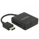 Delock hdmi audio extractor compact adapter (zwart, 0,3 meter, 4k 60hz)