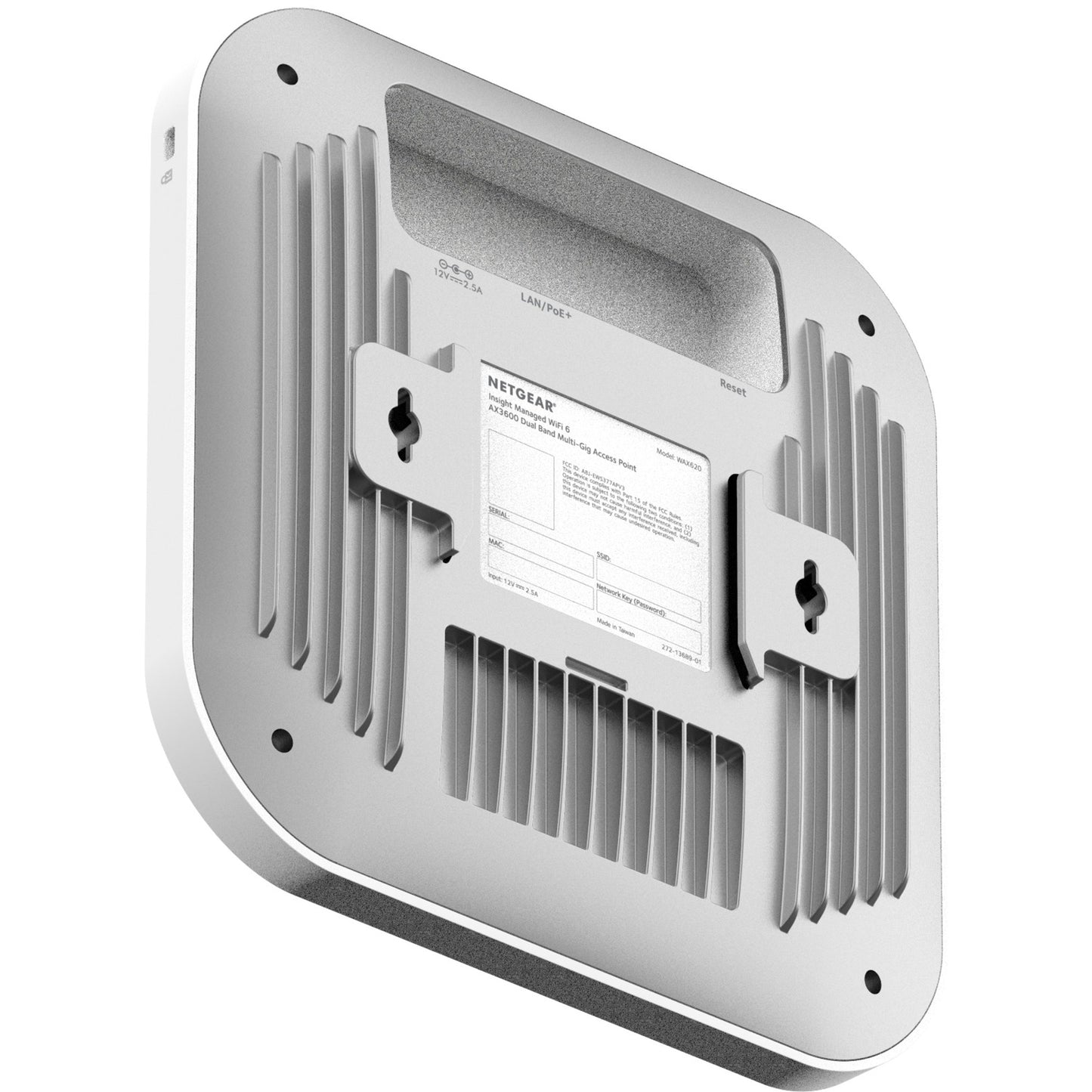 Netgear wax620 - ax3600 dual band poe + multi-gig access point (wit, wifi 6)