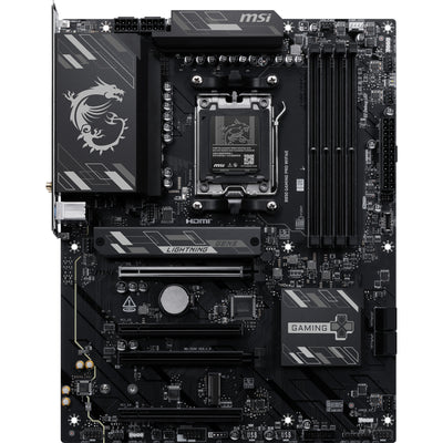 Msi b850 gaming pro wifi6e socket am5 moederbord (zwart, raid, 2.5gb-lan, wi-fi 6e, bt, sound, atx)