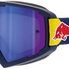 Red bull spect eyewear whip-001 smoke with blue mirror - mx goggle