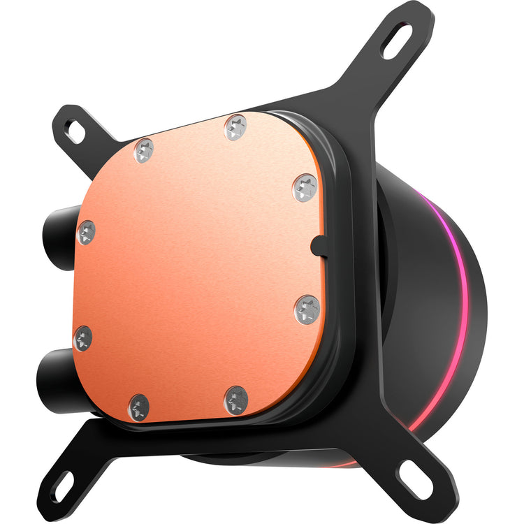 Nzxt kraken core 240 rgb waterkoeling (zwart, 4-pin pwm)