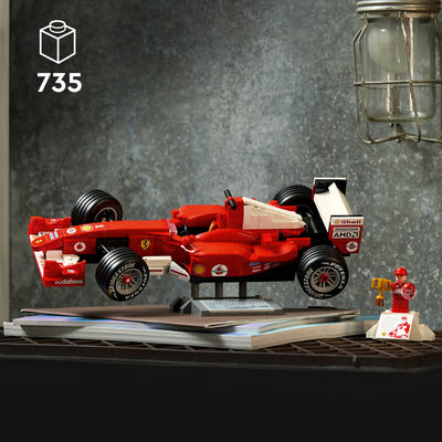 Lego icons - ferrari f2004 en michael schumacher constructiespeelgoed (11375, retail)