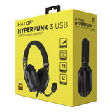 Hator hyperpunk 3 usb over-ear gaming headset (zwart, virtual 7.1 surround sound, usb-a usb-c bluetooth) - afbeelding 10