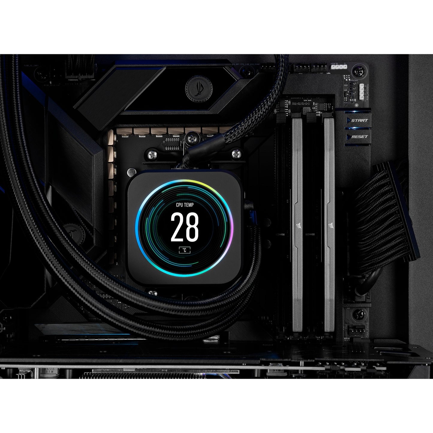 Corsair vengeance 32 gb ddr5-6000 (2x 16 gb) werkgeheugen (grijs, cmk32gx5m2b6000z30, expo)