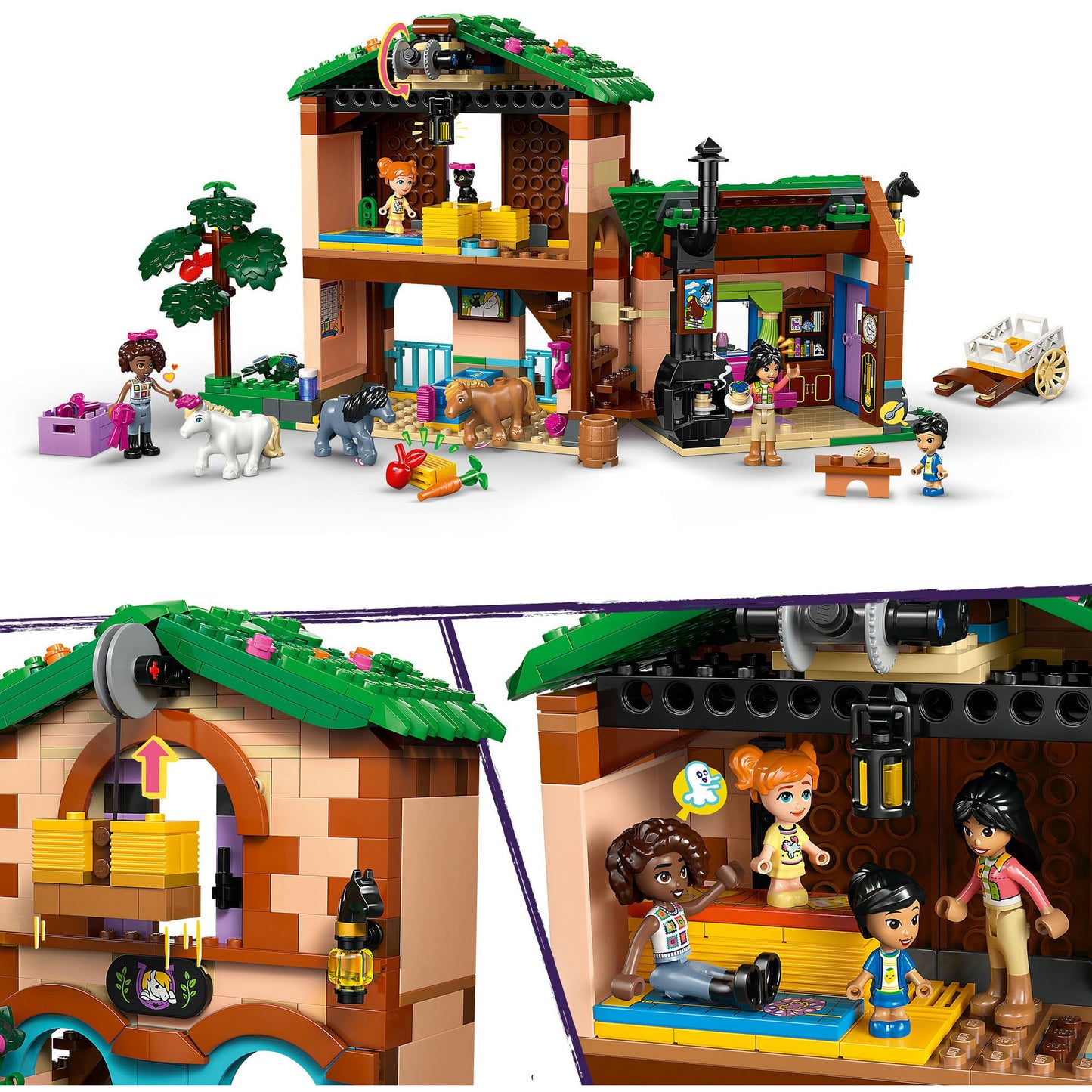 Lego friends - ponyboerderij en stal constructiespeelgoed (42654)