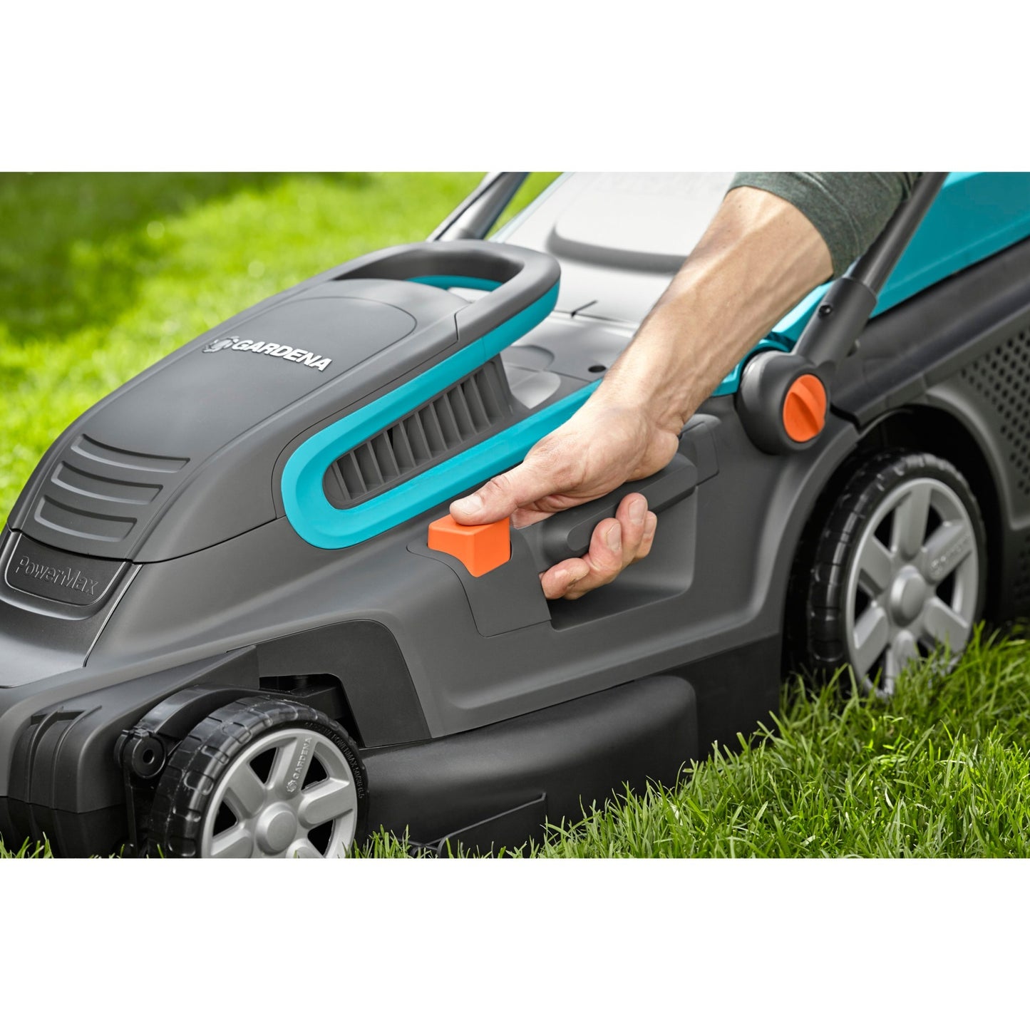 Gardena powermax™ elektrische grasmaaier - maaibreedte 42 cm - gazons tot ca. 800m²