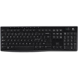 Logitech wireless keyboard k270 (zwart, eu lay-out (qwerty), rubberdome) - afbeelding 2
