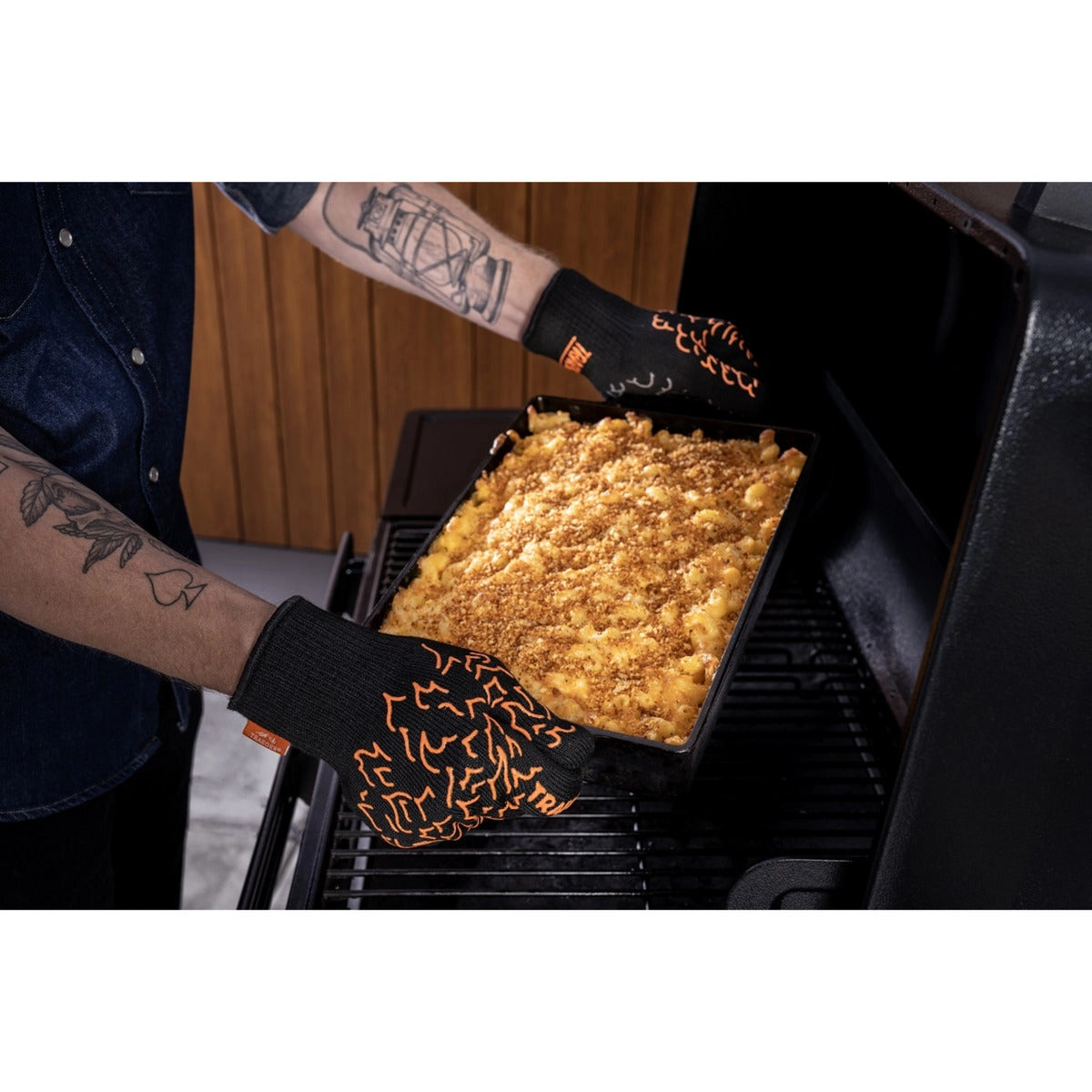 Traeger bbq mitts handschoen (zwart, hittebestendig tot 275 °c)