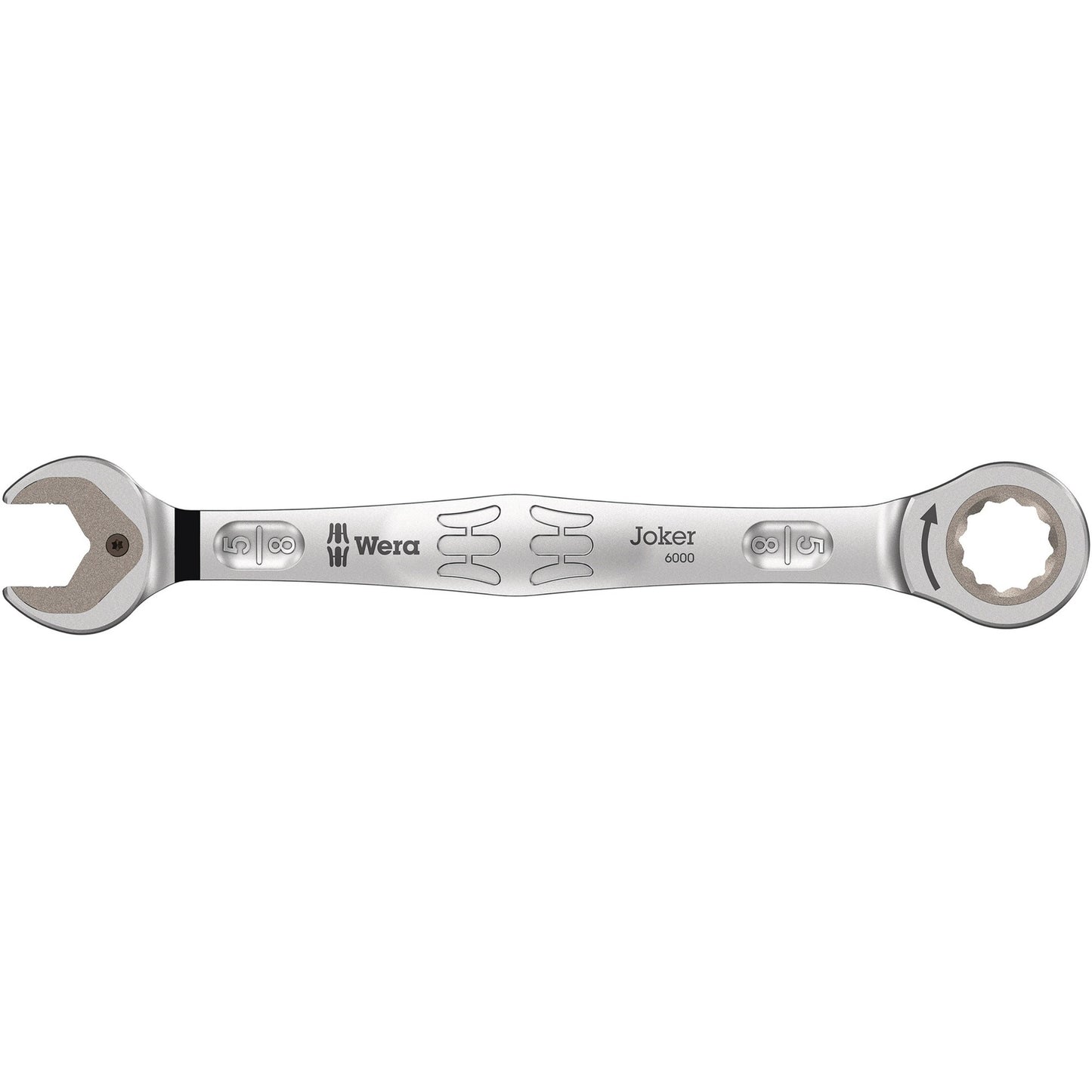 Wera 9632 magneetstrip 6000 joker imperial 1 steek-ringratelsleutelset moersleutel (inch, 8‑delig)