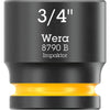 Wera 9608 dop-magneetstrip b impaktor imperial 1 dopsleutel (zwart groen, 9‑delig)
