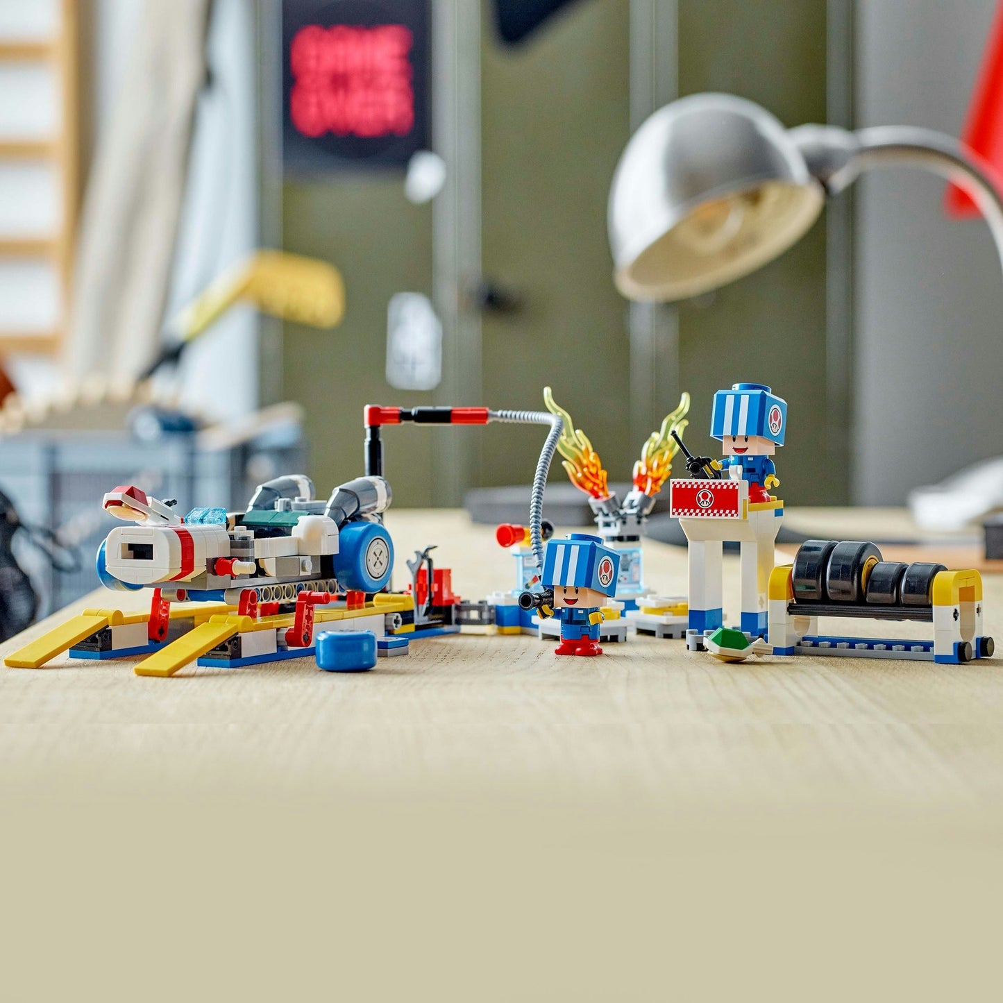 Lego super mario 72035 mario kart toads garage