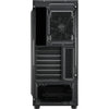 Sharkoon rgb slider midi tower behuizing (zwart | 3x usb-a | rgb | tempered glass)