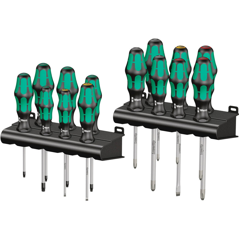 Wera kraftform big pack 300 schroevendraaier (zwart groen, 14-delig)