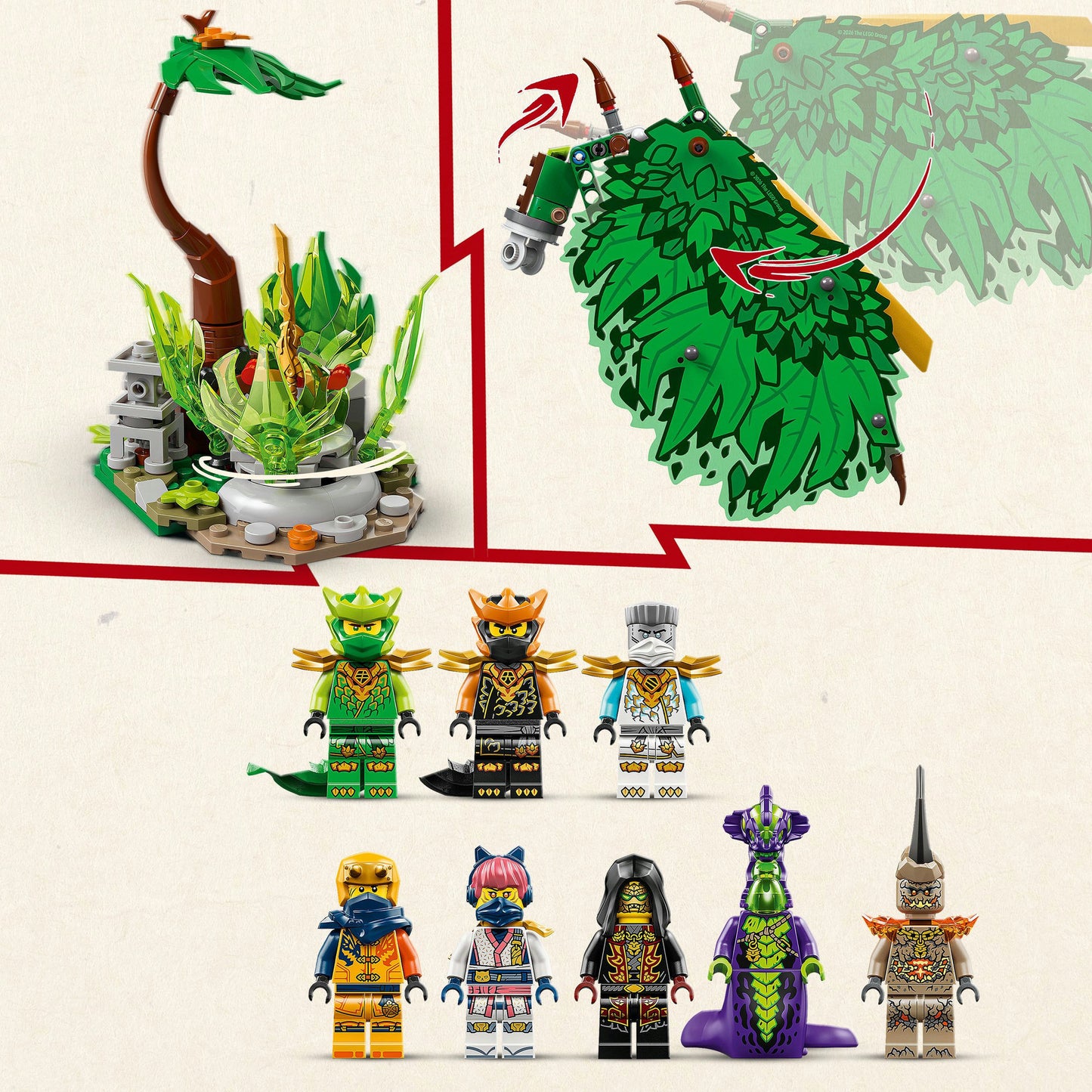Lego - ninjago - de draak van het leven