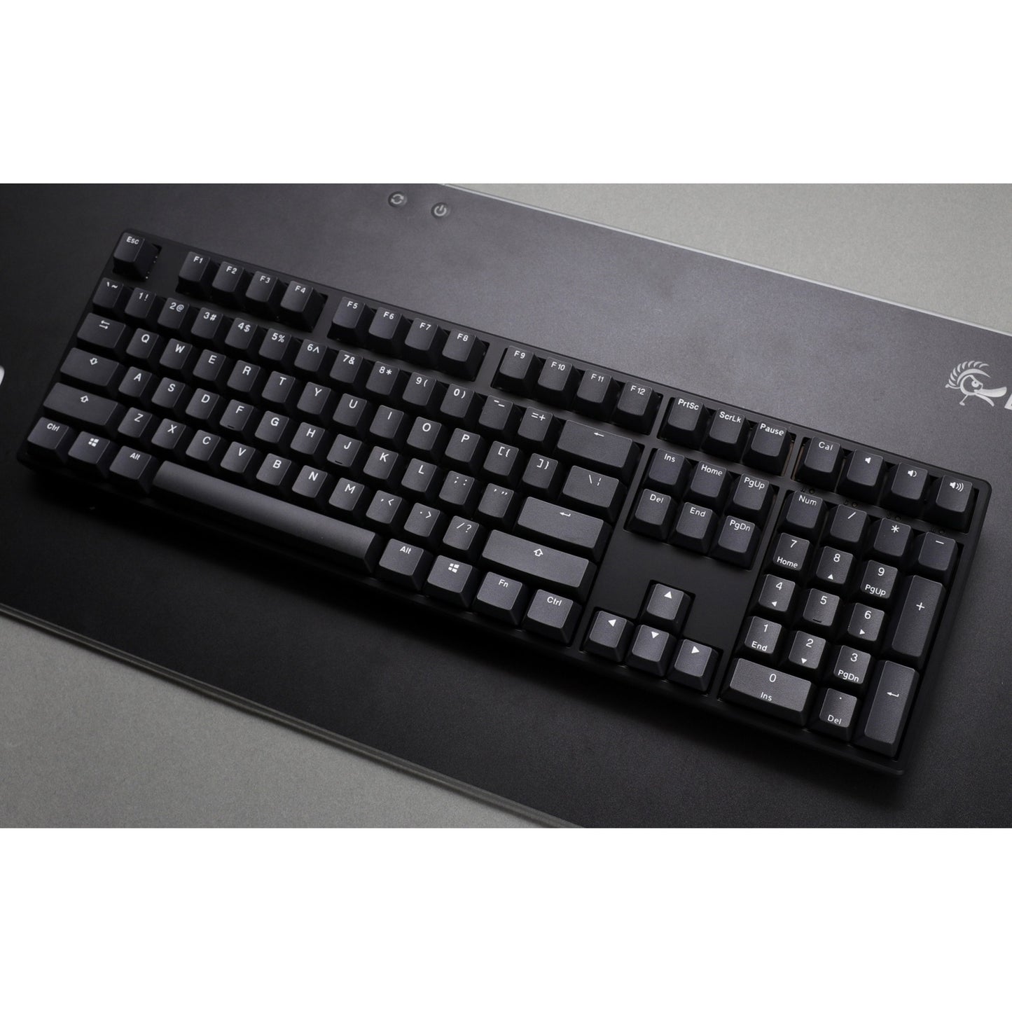 Ducky origin phantom black mechanisch toetsenbord (zwart, us lay-out (qwerty), cherry mx speed silver, 100%, hot swap, pbt double-shot keycaps)