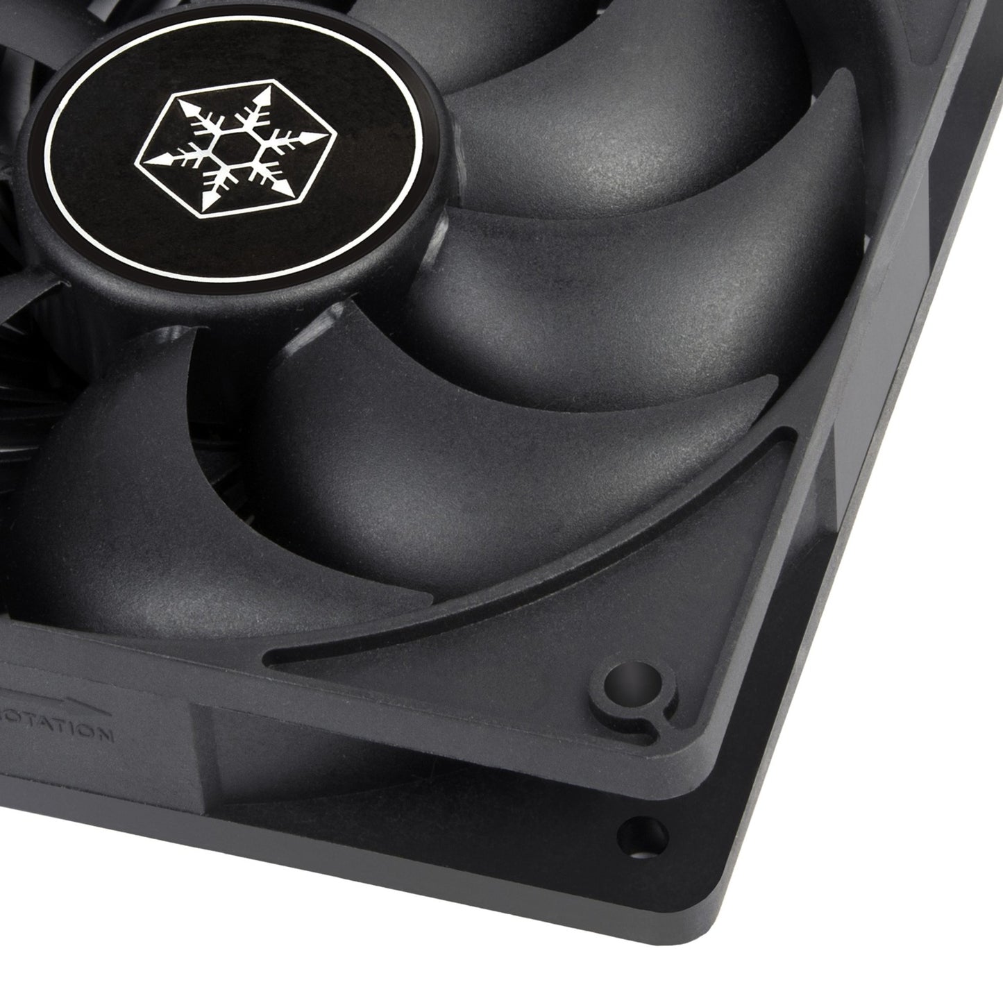 Silverstone air penetrator 120i case fan (zwart, 120 x 120 x 25 mm)