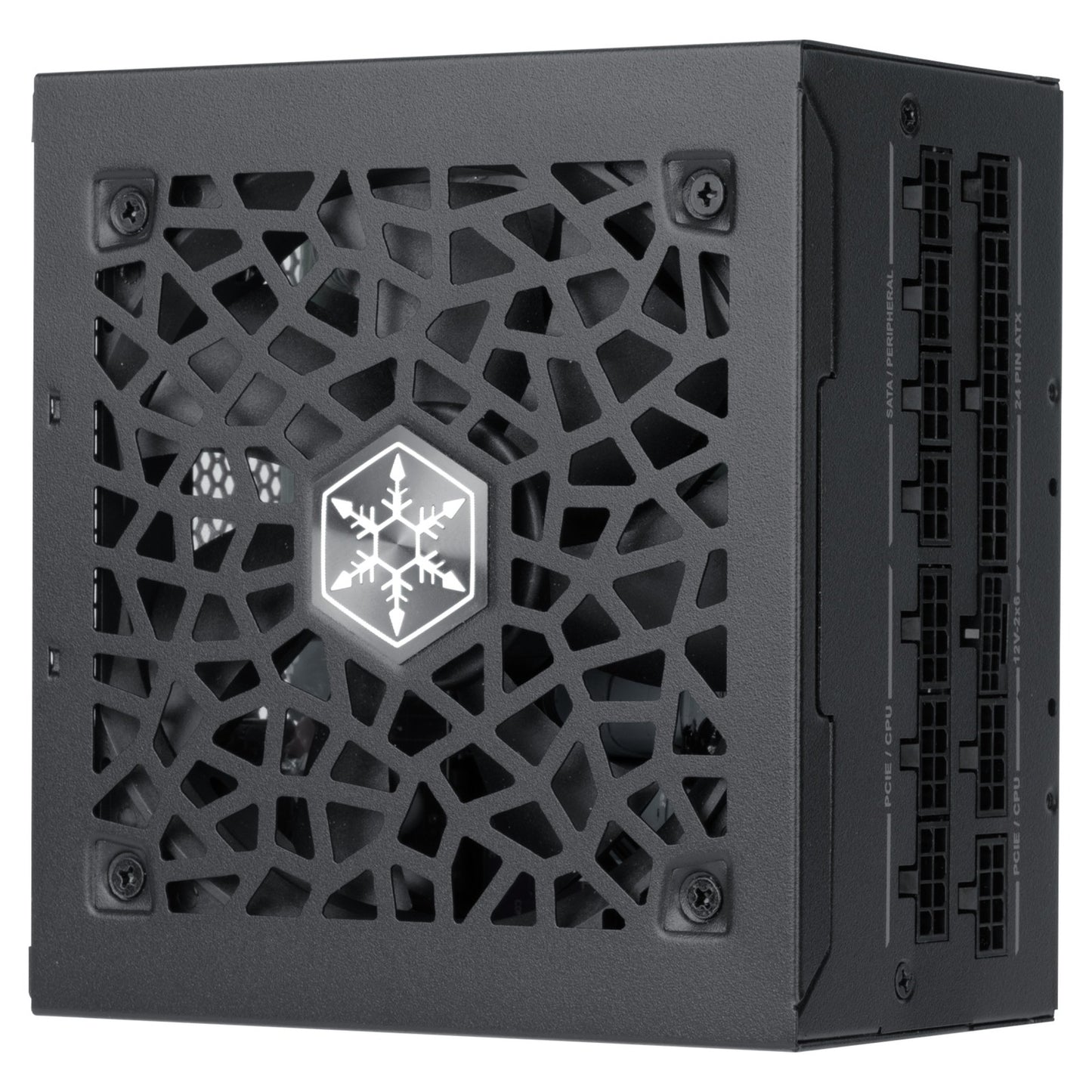 Silverstone hela 850r platinum modulaire 850 watt voeding (zwart, 4x pcie)
