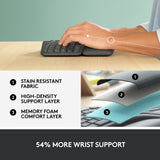 Logitech k860 ergo keyboard (zwart, 100%, bluetooth, us international iso) - afbeelding 4