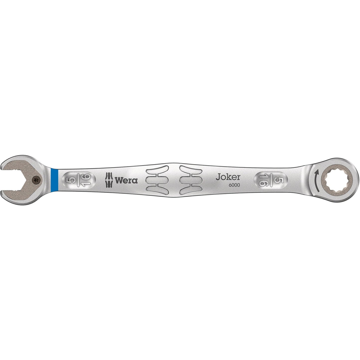 Wera 9632 magneetstrip 6000 joker imperial 1 steek-ringratelsleutelset moersleutel (inch, 8‑delig)