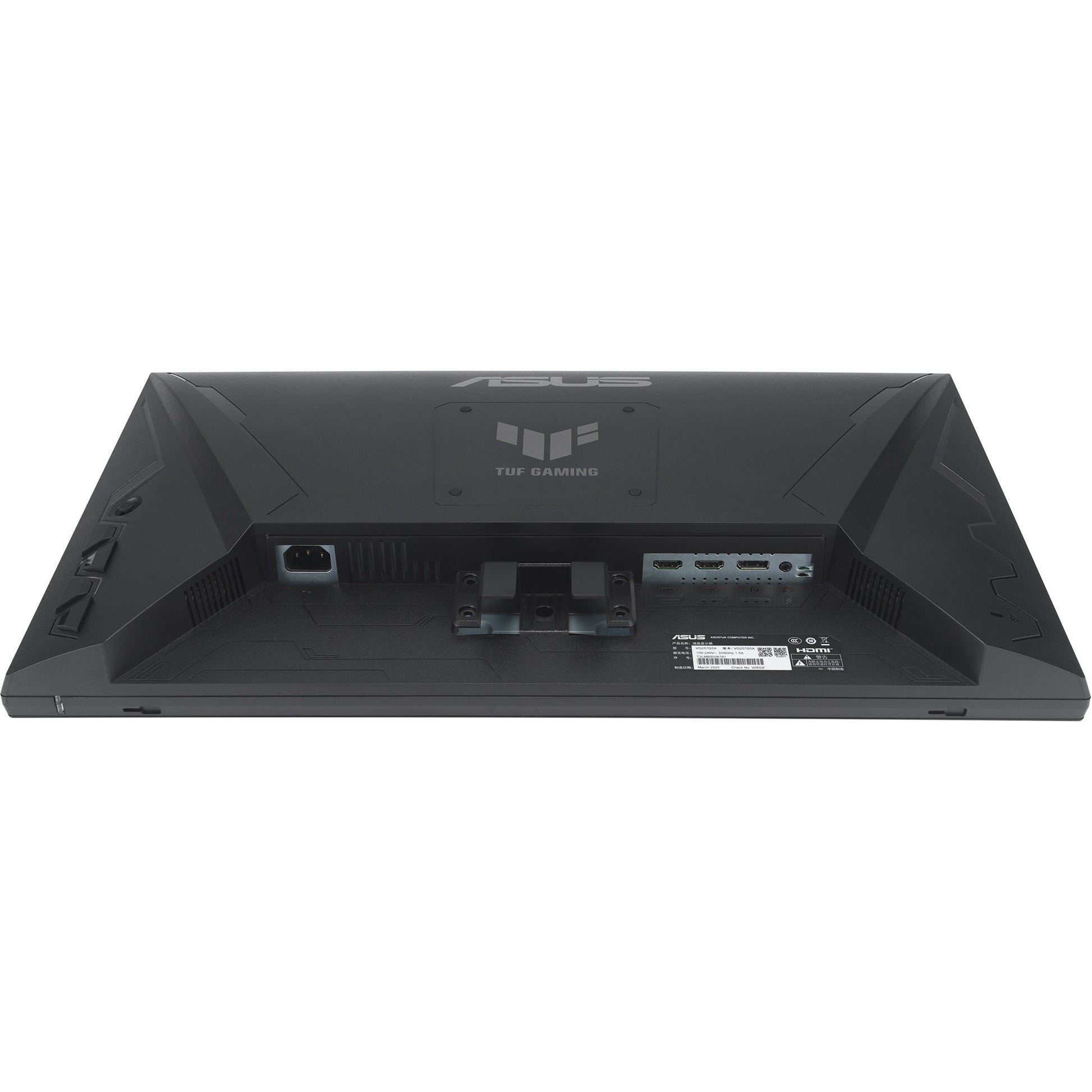 Asus tuf gaming vg257q5a 24.5 monitor (zwart, displayport, 2x hmdi, sound, 200 hz)