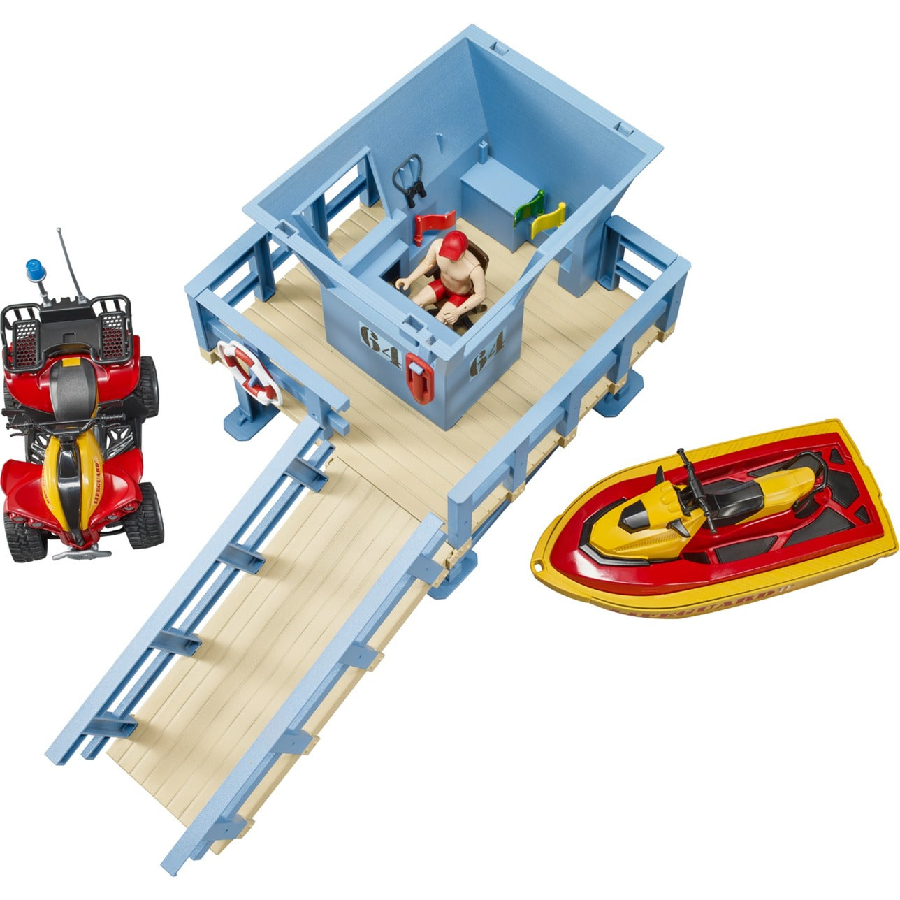 Bruder bworld reddingsbrigade station speelfiguur (62780)