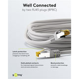 Goobay patchkabel cat 6a s ftp met cat 7 kabel (grijs, 20 m) - afbeelding 3