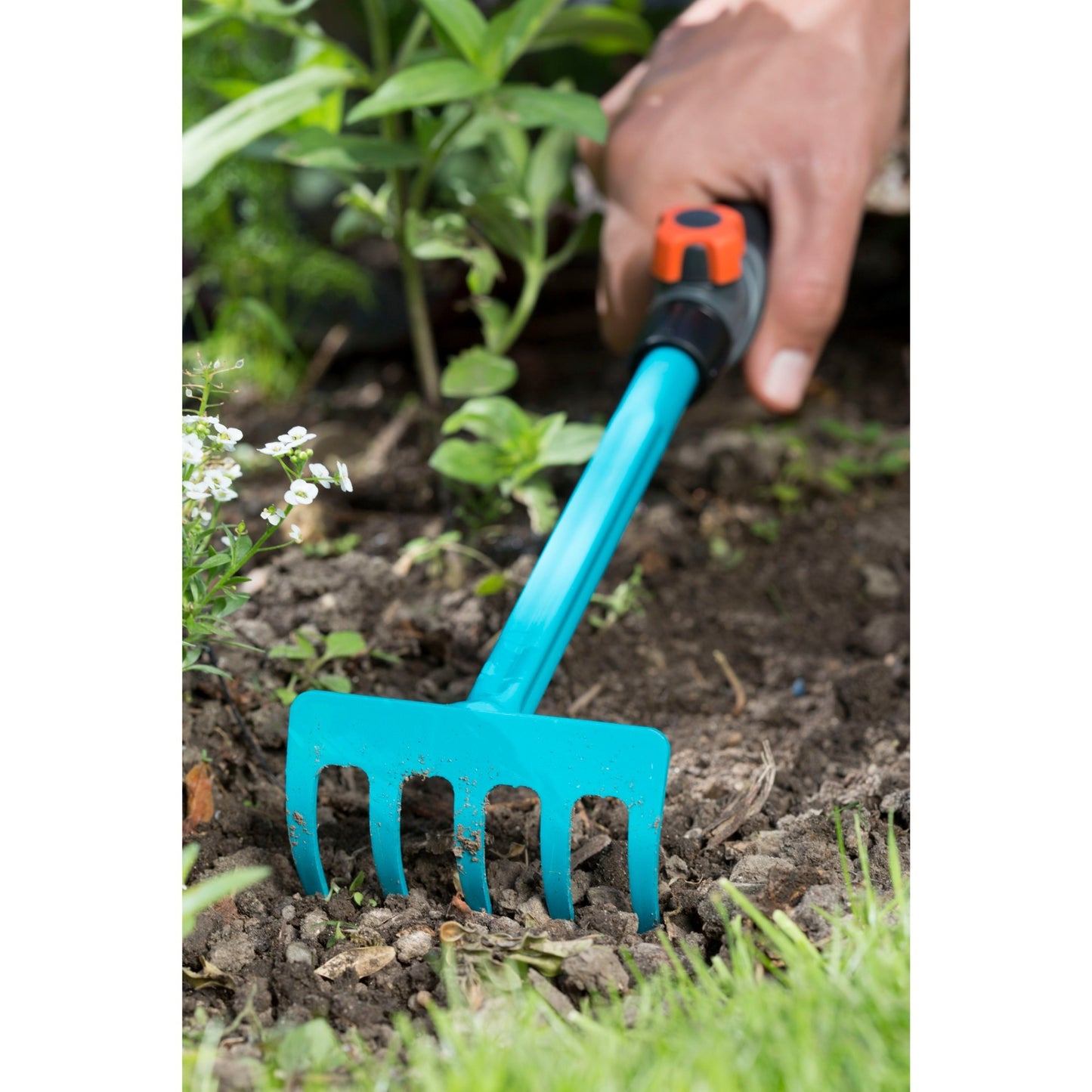 Gardena combisystem handhark (turquoise zwart, 8925-20)