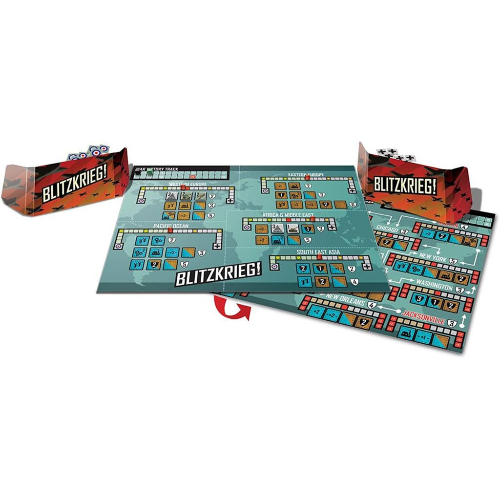 European player network blitzkrieg! bordspel (engels, 1 - 2 spelers, 20 - 45 minuten, vanaf 14 jaar)
