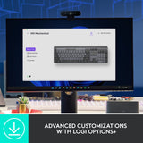 Logitech mx mechanical toetsenbord (zwart, us-international lay-out (qwerty), 100%, bluetooth) - afbeelding 5