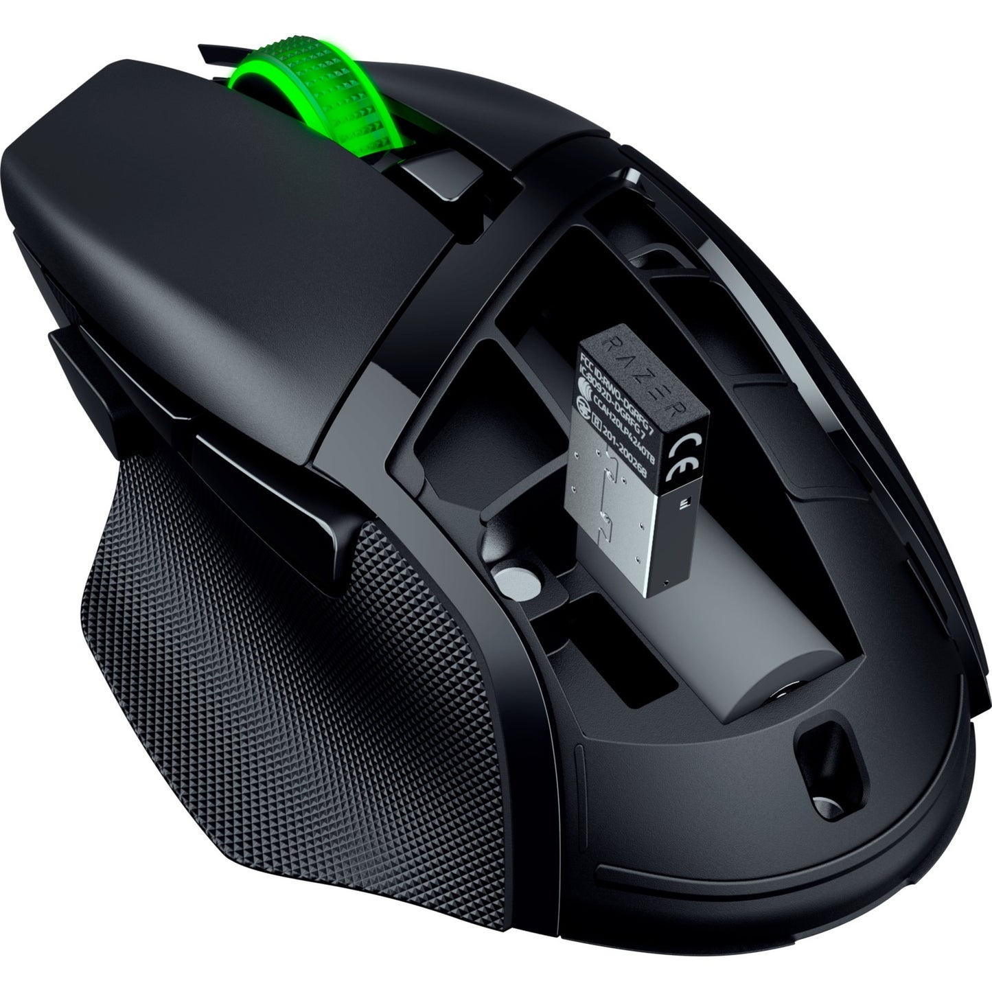 Razer basilisk v3 x hyperspeed gaming muis (zwart, 400 - 18000 dpi, hyperspeed wireless, bluetooth)